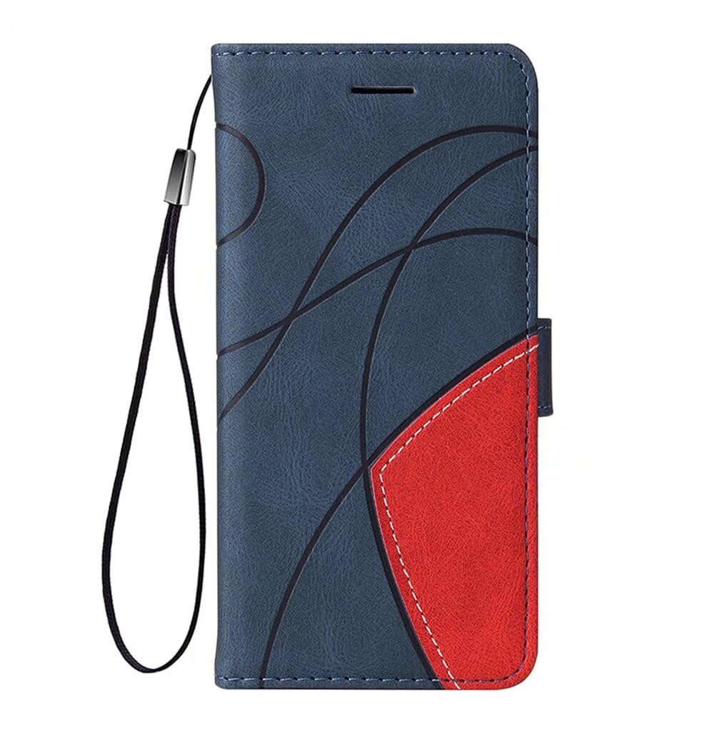 SEAHAI Cover per HONOR 400 Pro 5G, Ultra Sottile Custodia Premium Pelle Portafoglio Kickstand Slot per Schede [Protezione RFID] PU/TPU Antiurto Flip Cover Case - Blu