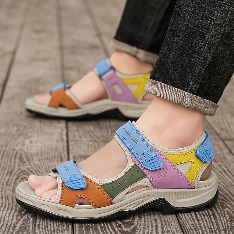 Men's AND Women's Hiking Sandals - Adjustable Straps, Arch Support, Outdoor Athletic Water Shoes4