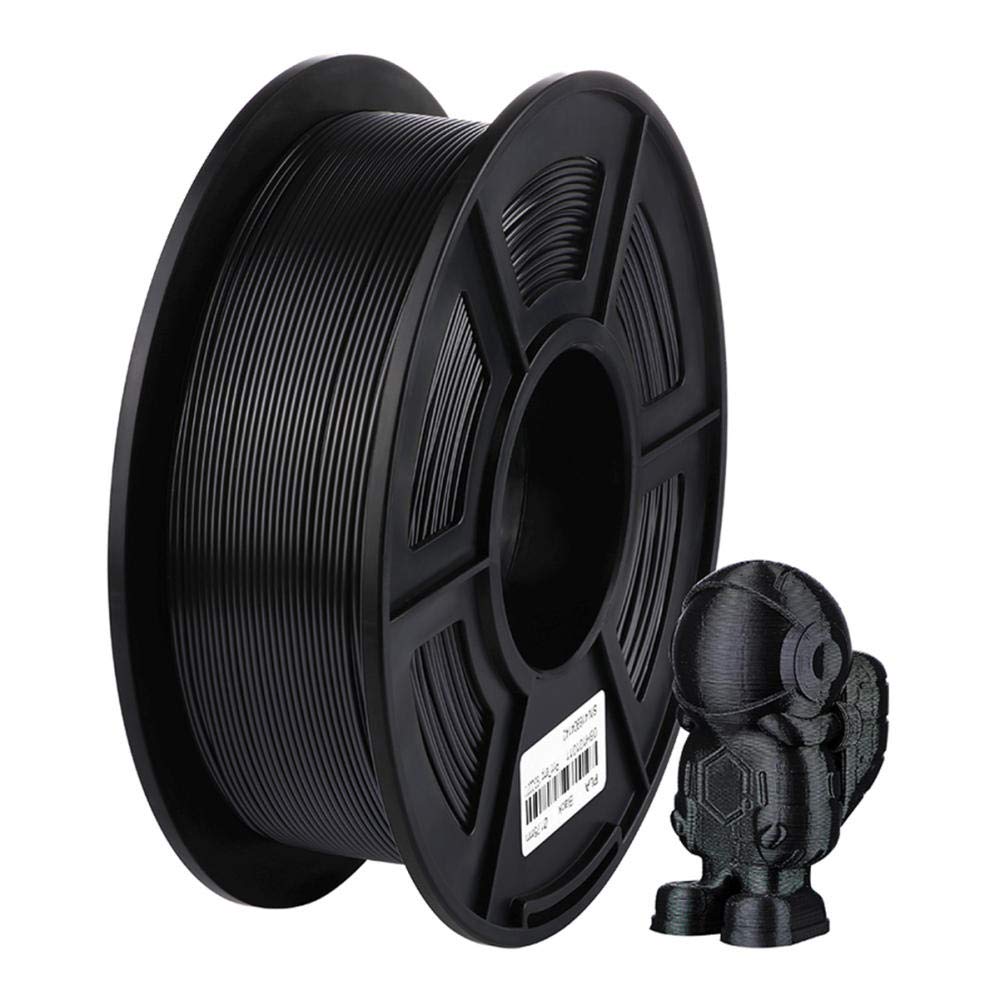 PLA Filament 1kg, 3d Printer Filament 1.75mm, Used for 3d Printer and 3d Pen(Black)
