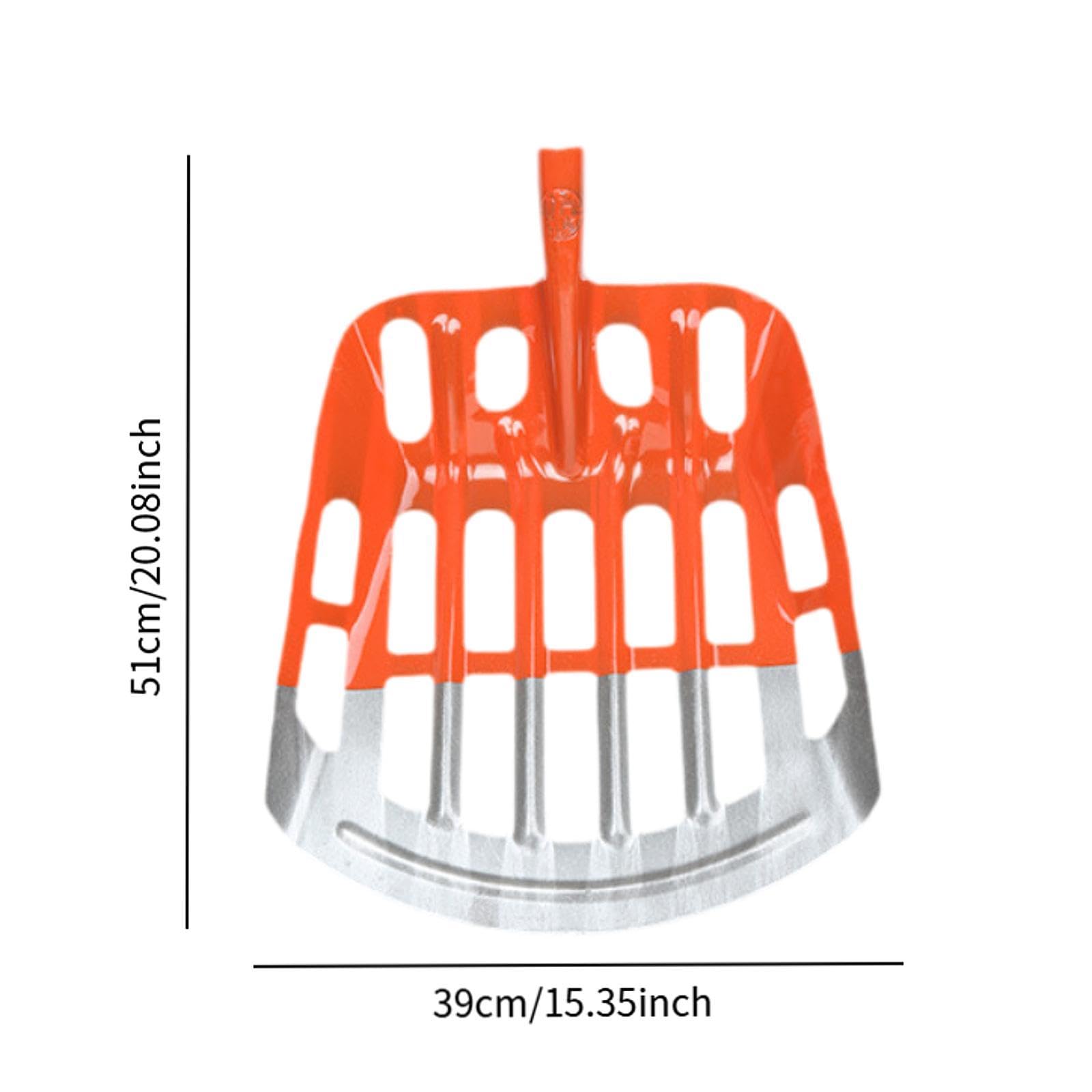 Cabezal de Pala de Grano para Cultivos Herramienta de Siembra Y Pala de Acero Portátil Y Robusto Adecuado para Regalar a Aficionados a la, 39 Cm X 51 Cm