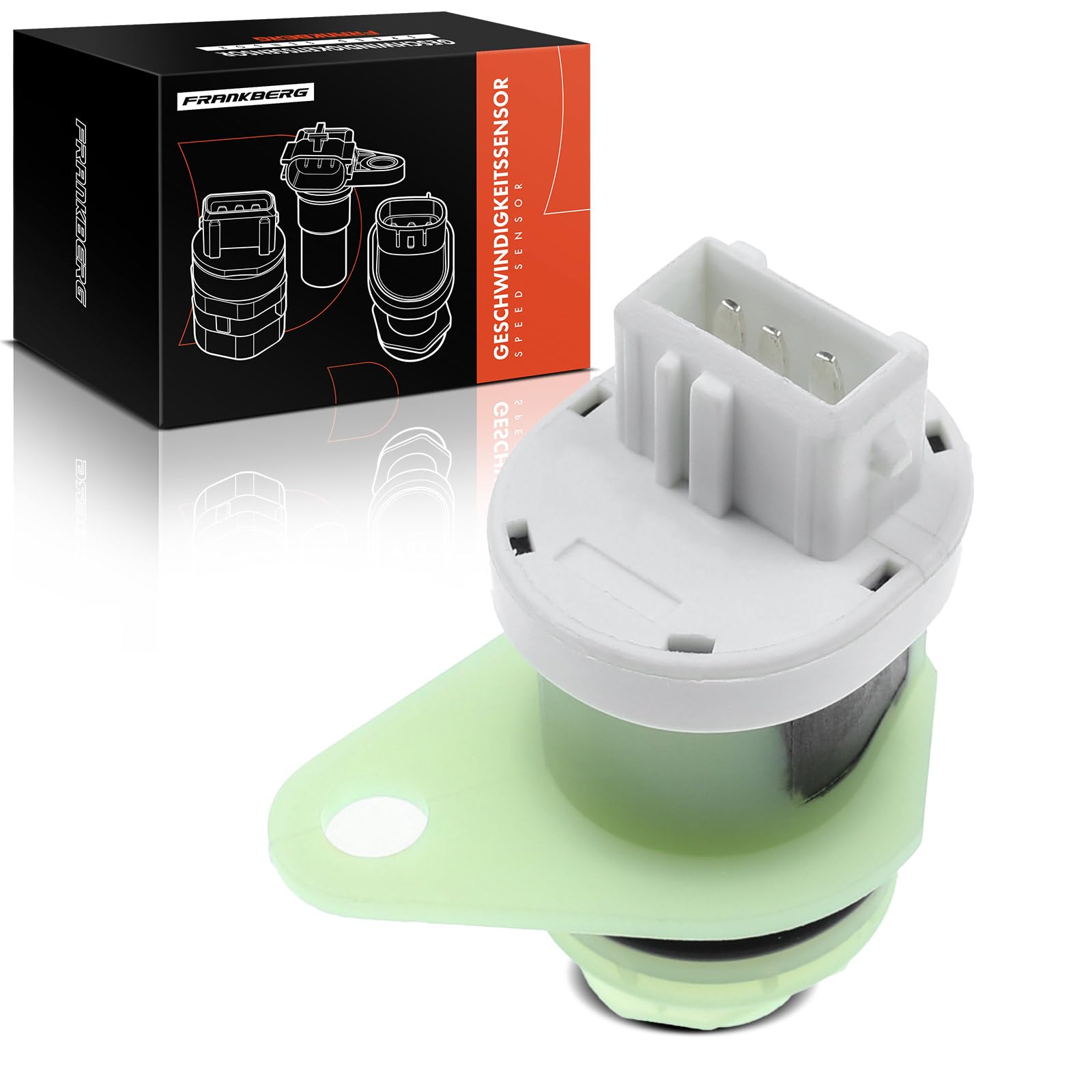Frankberg Sensore di percorrenza Sensore albero tachimetrico Compatibile con 206 CC 2D 307 Break 3E 307 CC 3B C3 I FC FN C2 JM Replace# 9635057280