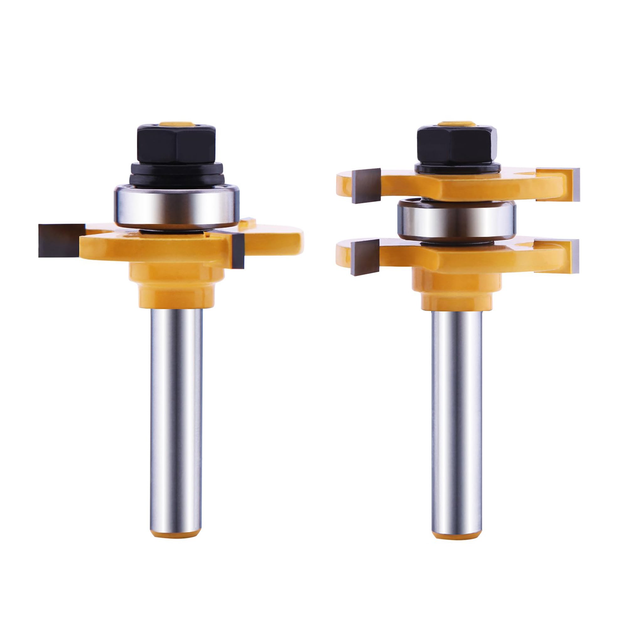 LU&MN Tongue Groove Router Bits - 2 PCS -1