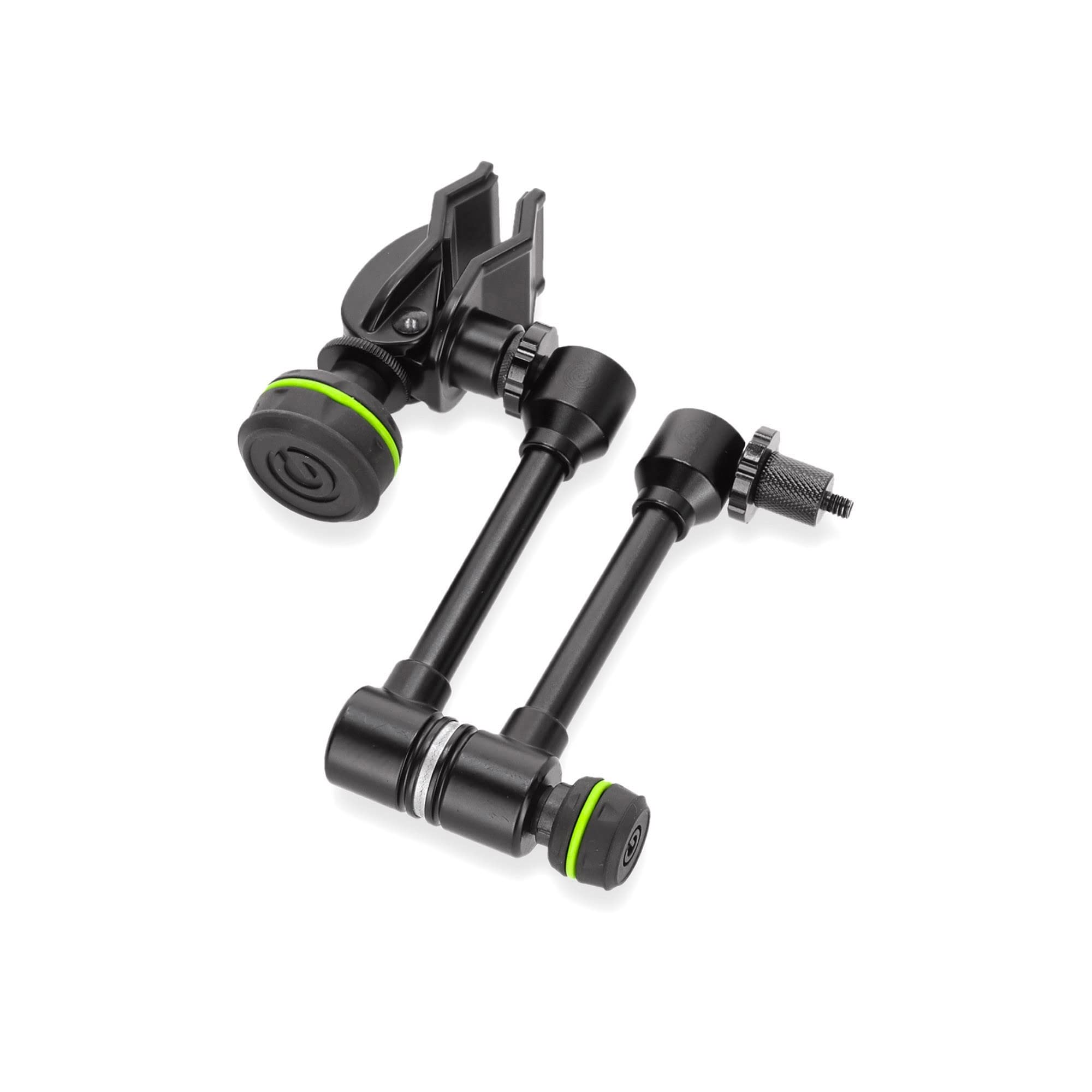Gravity MA VARIARM M 38 - Brazo articulado versátil con Mecanismo de Bloqueo Central, 3/8" Mediano, Accesorios para micrófono, Color Negro