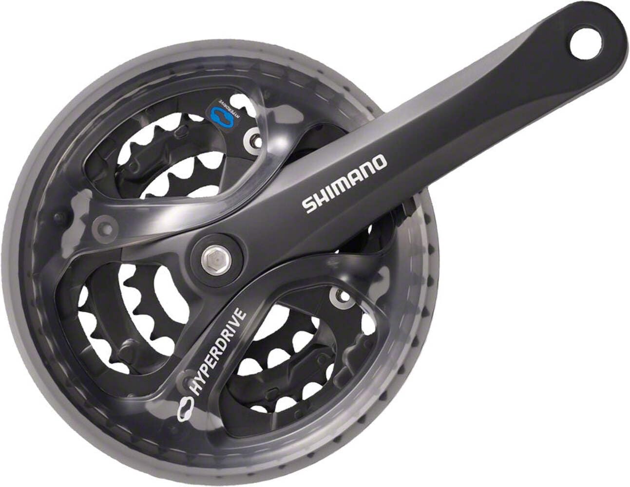 Shimano M361 Hybrid Crankset (Black)