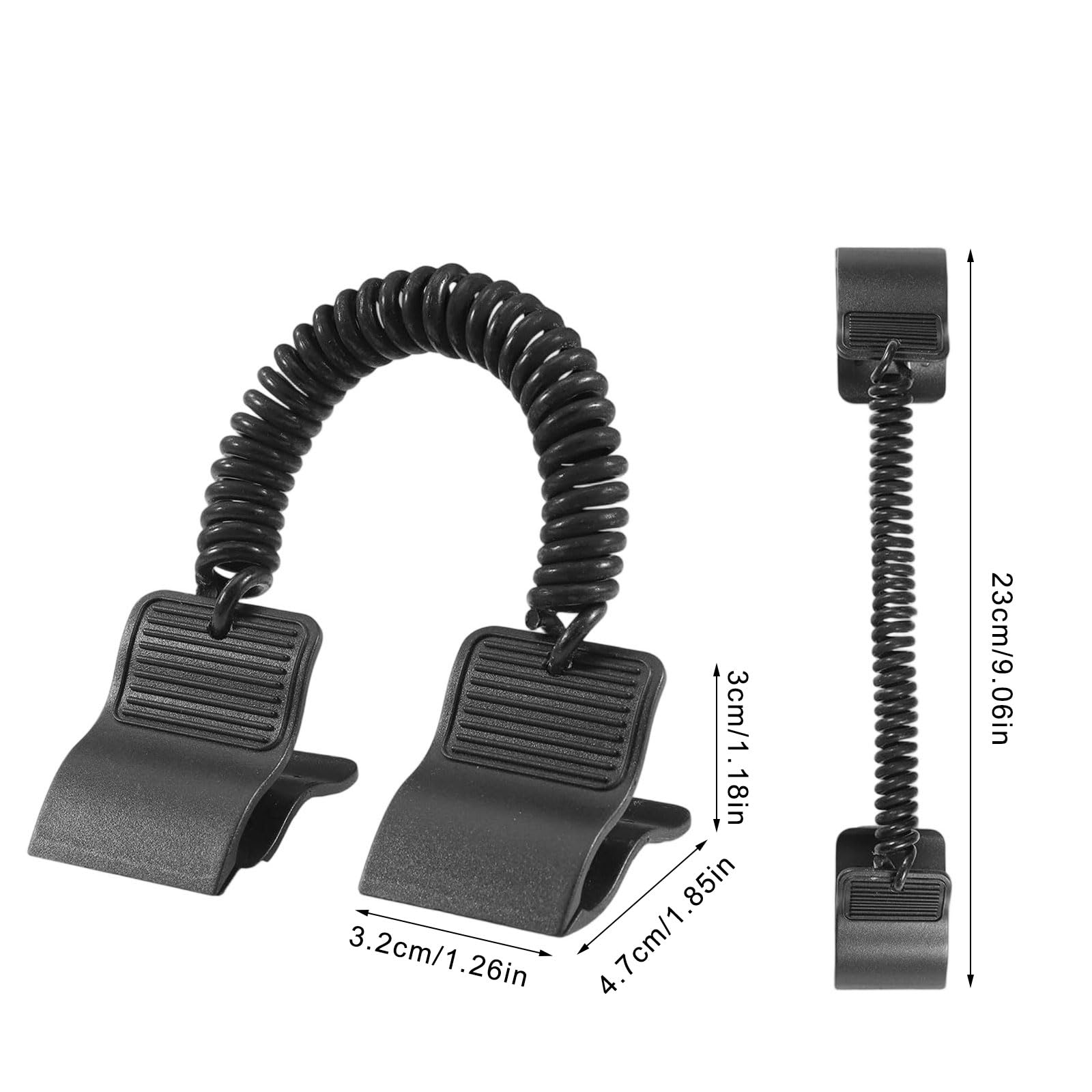 6 Stück Solar Clips mit starkem Halt für runde/ovale Abdeckungen