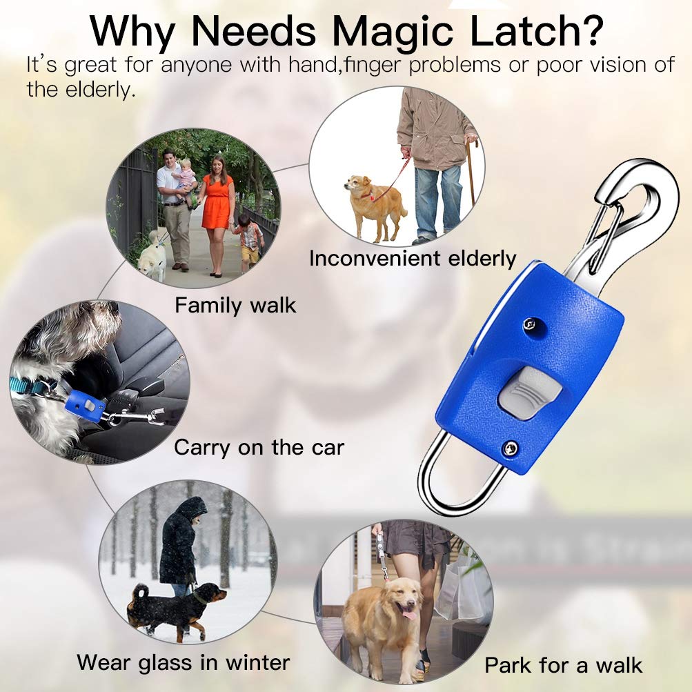Dog Harness, Leash Connector, Dog Leash, Leash Buckle Connector Pet Supplies Leash Extender for Pet Dog