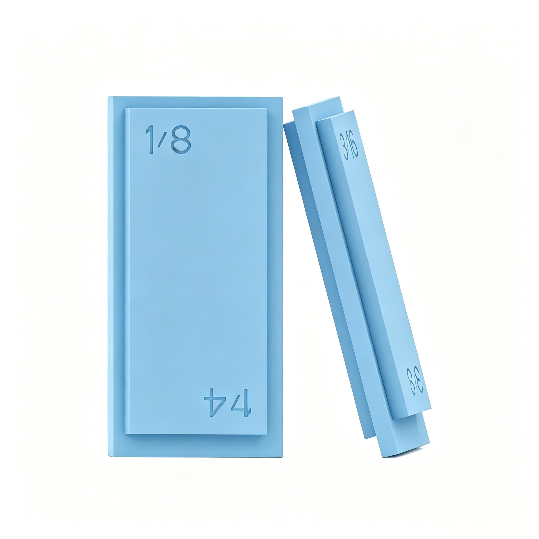 4-in-1 Trim Reveal Tool - 1/8", 3/16", 1/4", 3/8" Carpentry Tools for Marking Gauge Door Carpentry & Woodworking Accessories for Accurate Jamb Marking(LightBlue)