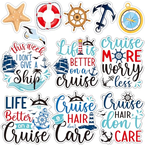 12pcs decoraciones magnéticas grandes para puerta crucero miniatura 1