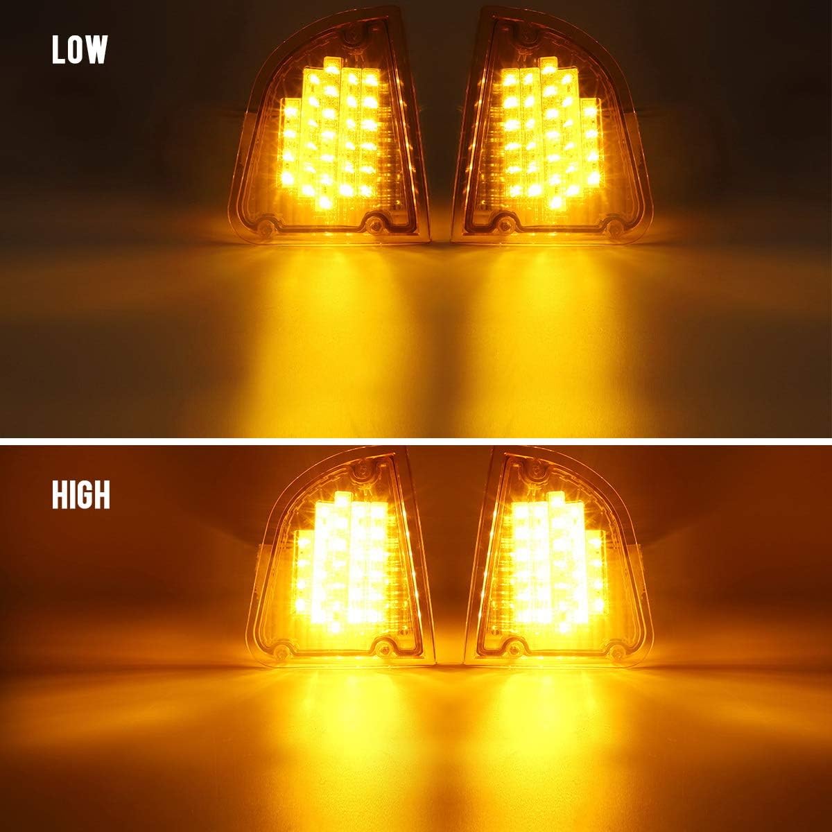 Gеt Dіѕсоunt оƒƒеr Partsam 29 Amber LED Front P/T/C Light Assembly Replacement for Kenworth T600 T660 K300 T300 T330 Front LED Turn Signal Lights and Parking Lights Lamps, LH & RH, 1157 Plug