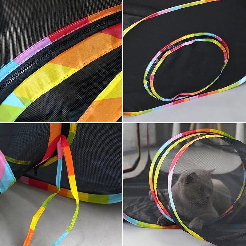 Túnel de juguete plegable for gatos Túnel de interior for gatos Túnel grande for gatos Casa de juego plegable for gatos Túnel de juego for perros Túnel grande for gatos al aire libre for gatos Conejos