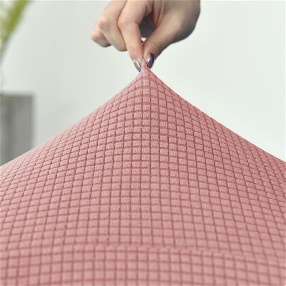 Stretch Parsons Chair Covers - High Back Slipcovers Restaurant Chairs Cover for Weddings, Banquets, Restaurants & Elegant Events,Pink,4PCS