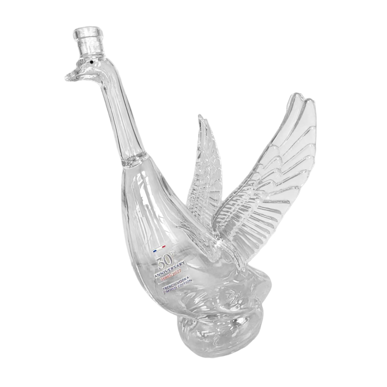 SHINLHUA Glass Whiskeys Decanter Bird Shaped High Borosilicate Glass Decorative Liquor Bottle for Home Shelf Dining Room Display Bourbon Carafe