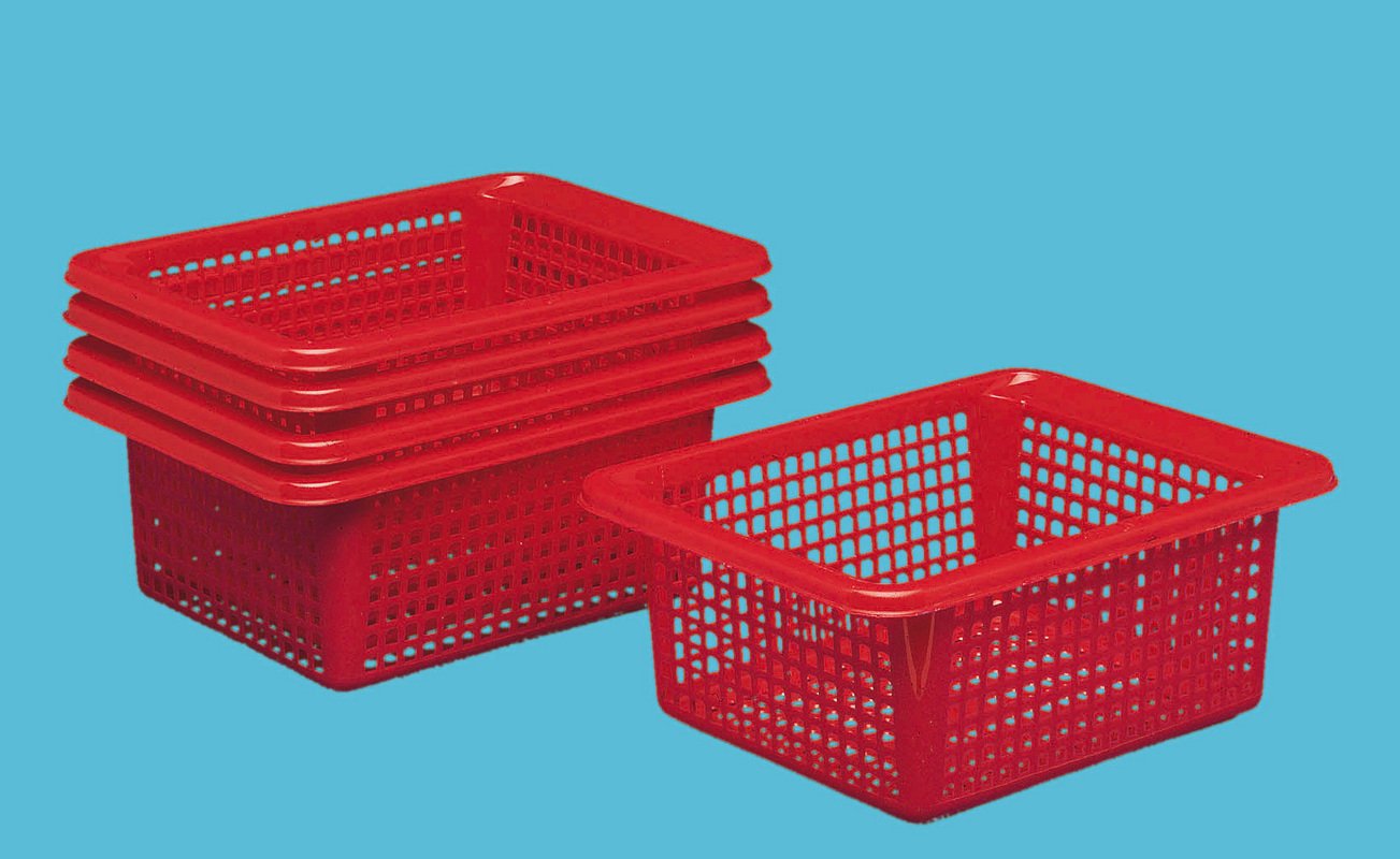 Nathan 387446 5 Pieces Plastic Basket Set, Multi Color