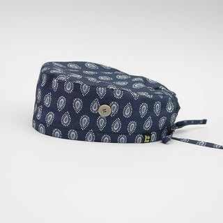 HappyHat - Gorro quirofano CACHEMIR AZUL Hombre talla: Grande (a partir de 59 cm) color: Azul