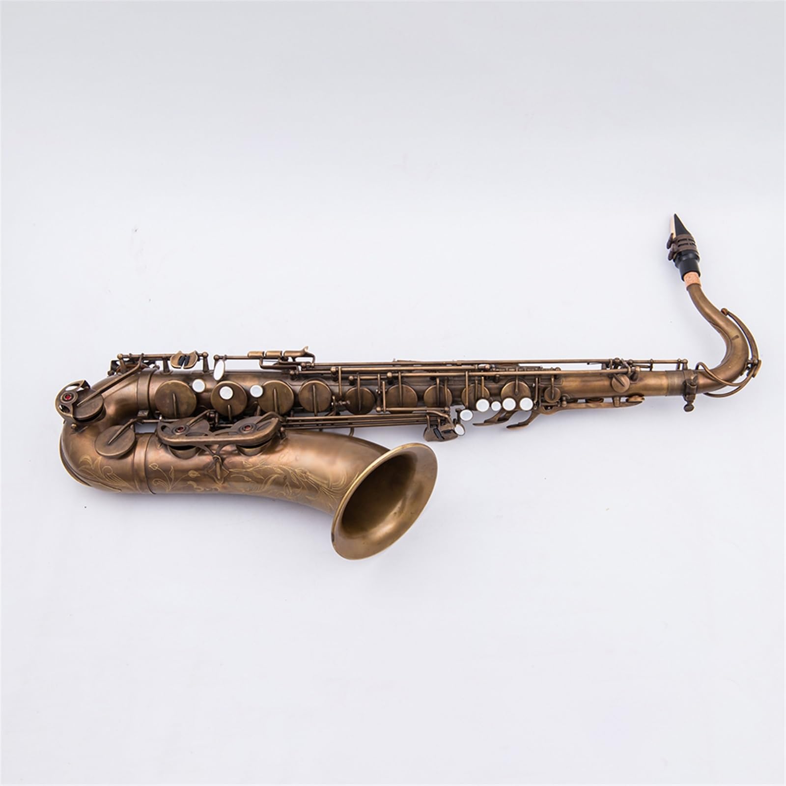 Sassofono Soprano Sib Dritto In Ottone Nichelato Con Custodia E Accessori - Strumento Professionale - Foto 5