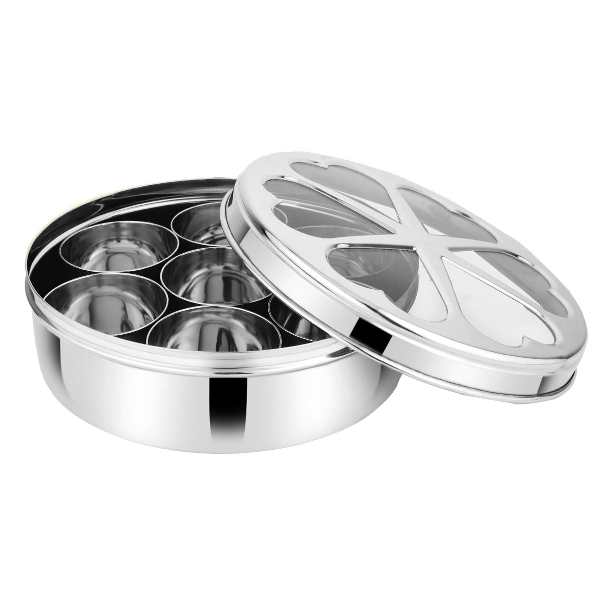 Mintage Florance Masala Box Container for Kitchen 12 No | Stainless Steel | Masala Dabba | 35+Years of Innovation and Quality…