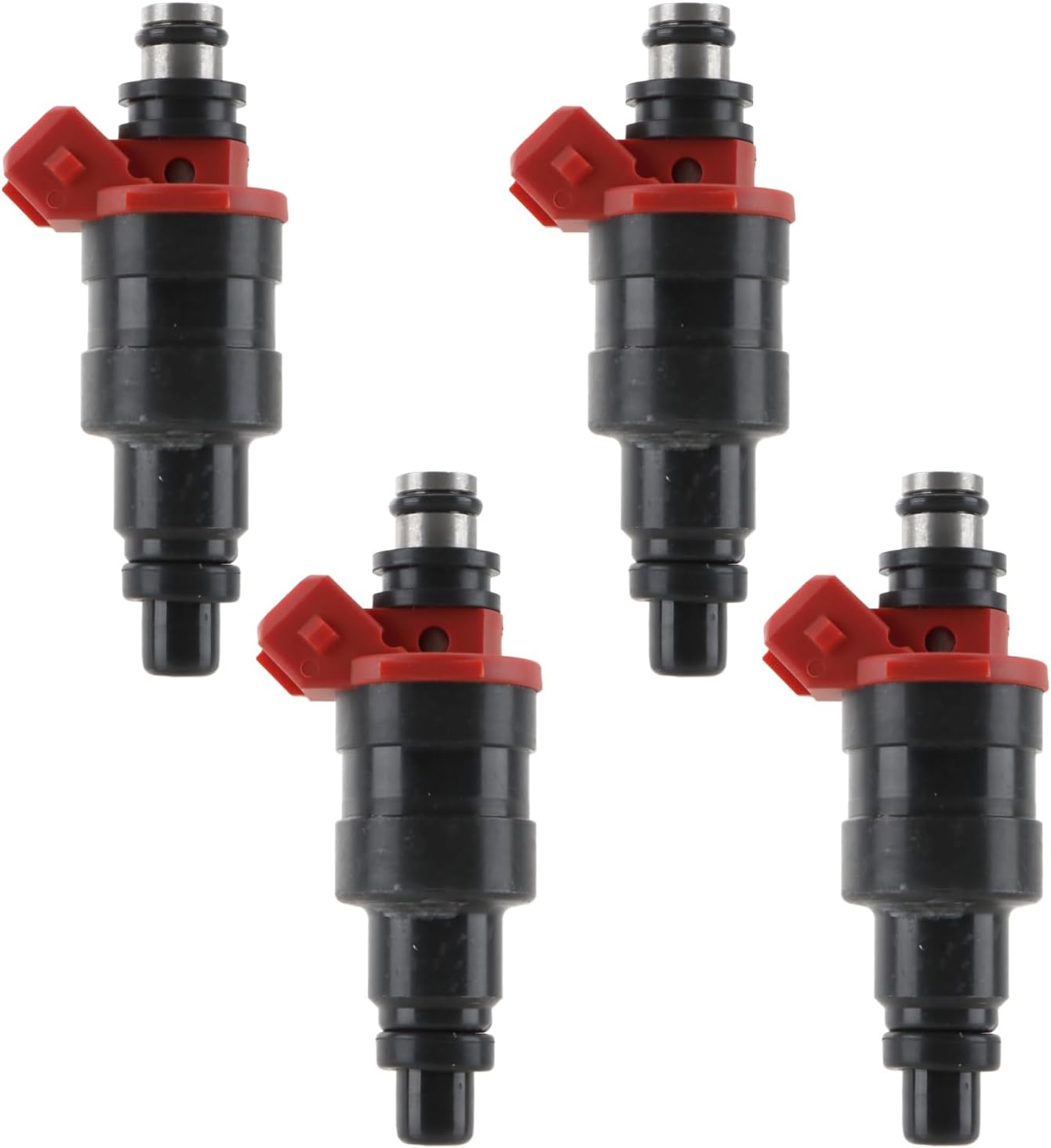 Rayten Fuel Injector set of 4 pcs fitment for 1990-1992 Nissan Stanza，for 1989-1990 Nissan 240SX，for 1990 Axxess，Efficient Fuel Atomization Precise Injection,replaces #FJ144