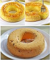 Vista 6 de LoBake 5pcs 3.7 in 4.3 in 5.1 in 7.0 in 8.4 in Angel hueco redondo mousse pastel pan queso donuts pudin jalea molde DIY bakeware (5pcs H34)