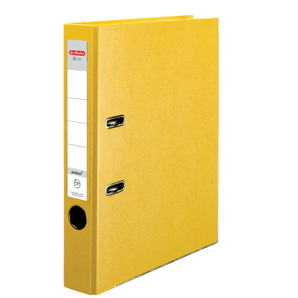 Herlitz A4 Folder 5 cm Yellow