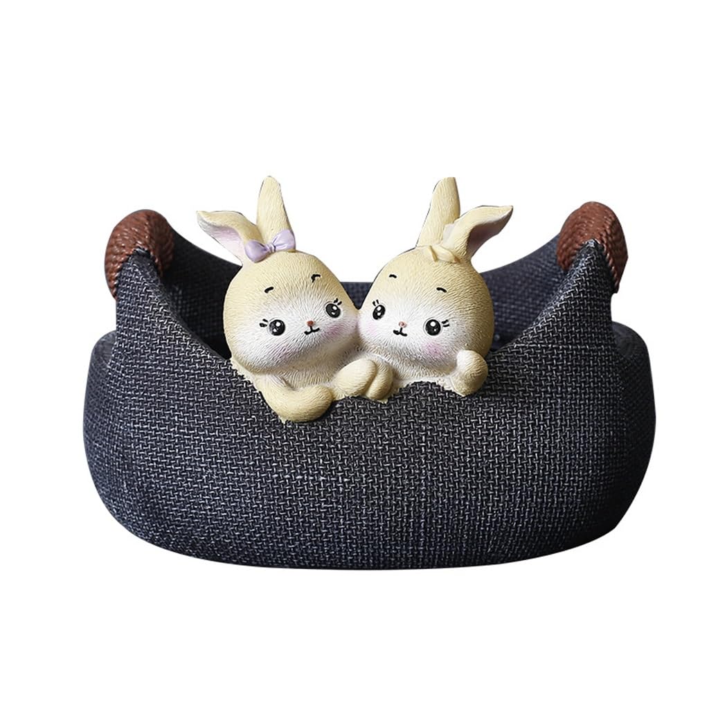 GELASIGE Flower Pots Animal Rabbit Flower Pots, Creative Succulent Flower Pots, Phalaenopsis Potted Ornaments Outdoor Flower Pots