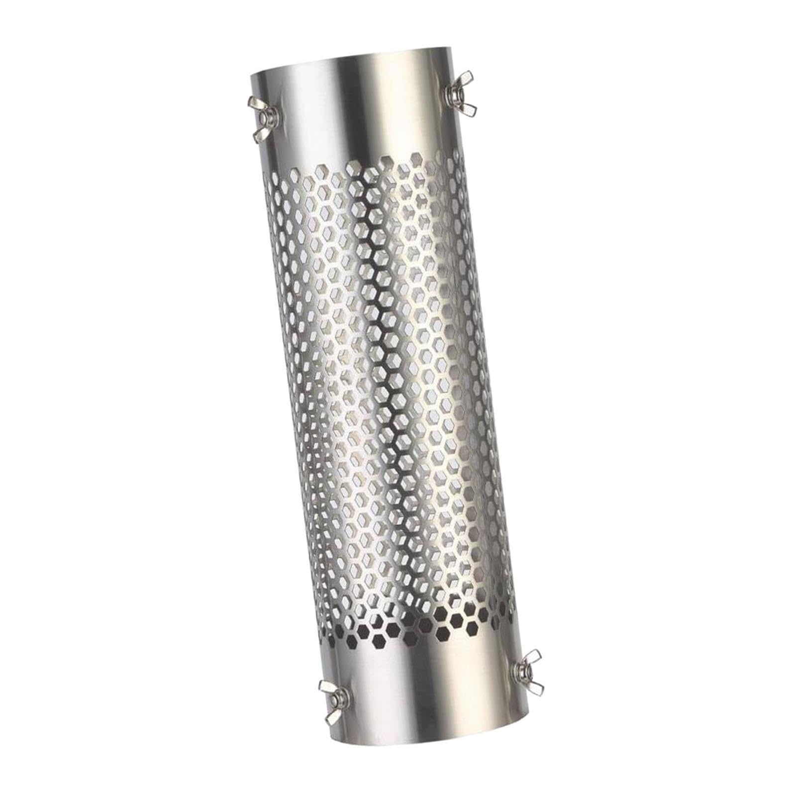 Chatonshen Chimney Anti Scalding Mesh Insulation Mesh Heat Resistant Protection Cover Chimney Rain Caps Pipe Mesh Fire Safety Sleeve for Chimney and Stove Pipes, Tent Protector for Camping