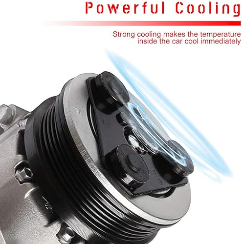 Miniatura 3 de cciyu Compresor de aire acondicionado compatible para Ford Focus 2.0L 2012-2014 AC Compresor para coche