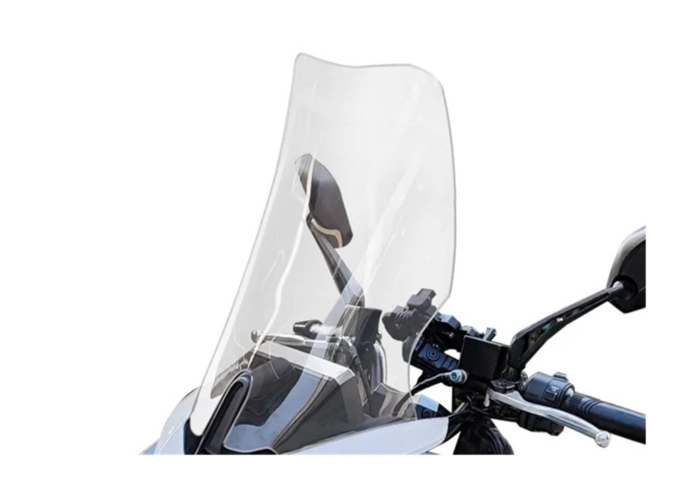 Parabrisas Pantalla Moto Kit De Deflectores Viento para Motocicletas para S&ym Jet 14 Y para EVO 125, 150 200. Incluye Parabrisas Delantero, Visera Completo