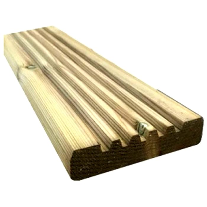 Buy 10 x Fully Treated Timber Decking Boards. 3.0 Metre Length. 95mm