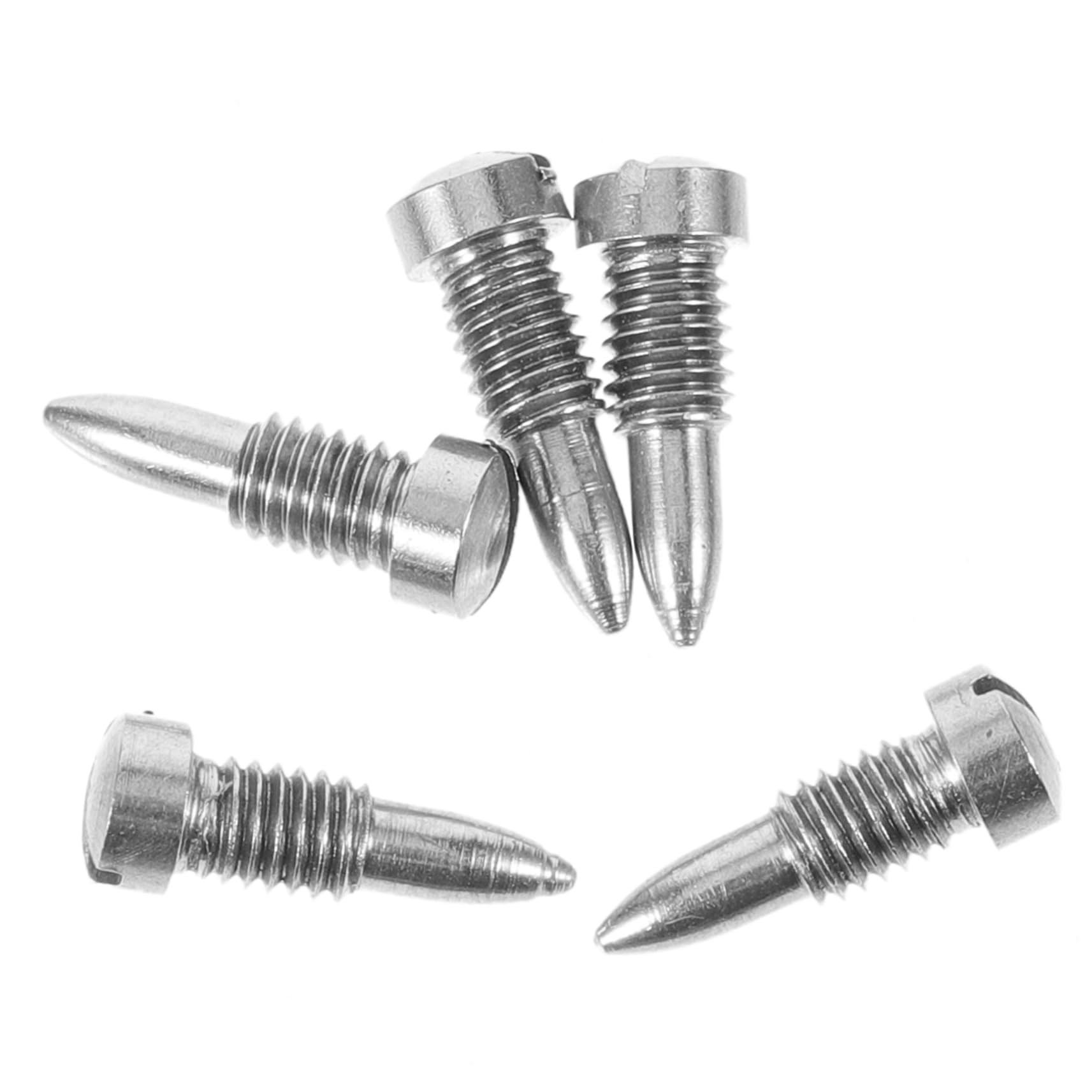 TOPPERFUN 5Pcs Bass Clarinet Screw Repair Kit, Saxophone Maintenance Parts Screws Tapered Nails, Metal Saxophone Accessories Tool Kit Tapered Nails Threaded Rod Set