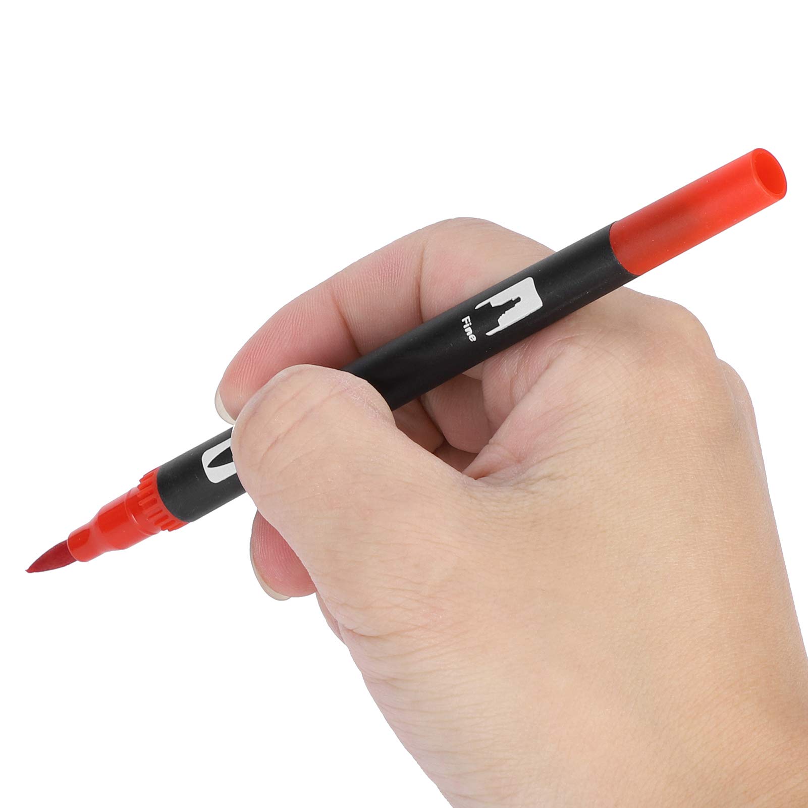Doppelköpfiges Aquarell-Pinselstift-Set mit 120 Farben, lebendige, waschbare Marker für Künstler, Anfänger, kein Kunstbedarf, mit Aufbewahrungsbox, 120