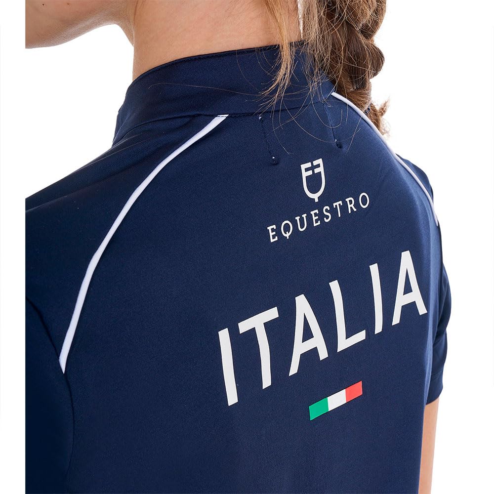 Fise Technical Training Zip Junior Short Sleeve Polo 10 Years