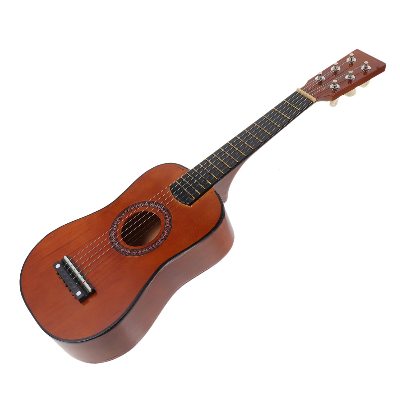 Guitarra de Juguete de Madera 23 Pulgadas Café para Niños Principiantes