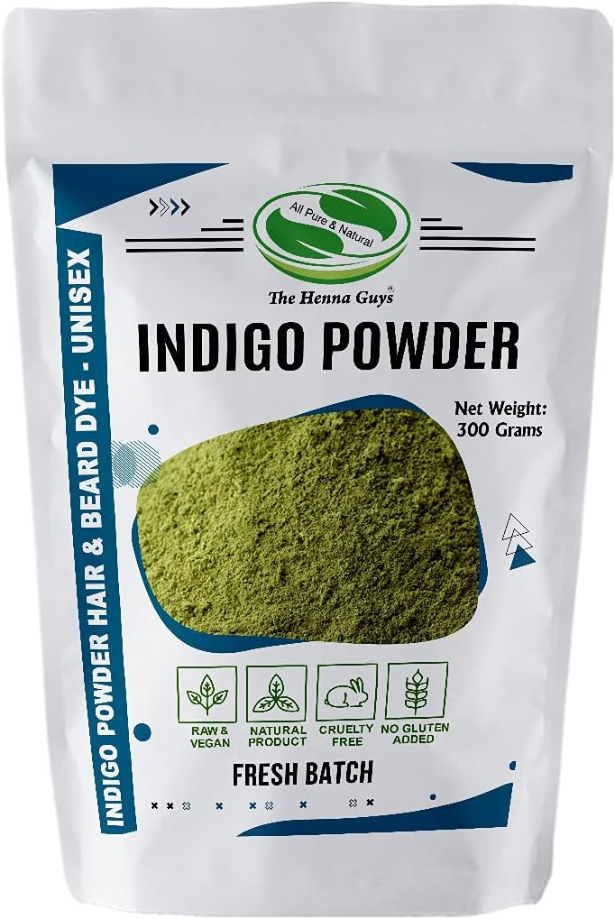 300 Grams INDIGO POWDER For Hair Dye/Color - The Henna Guys