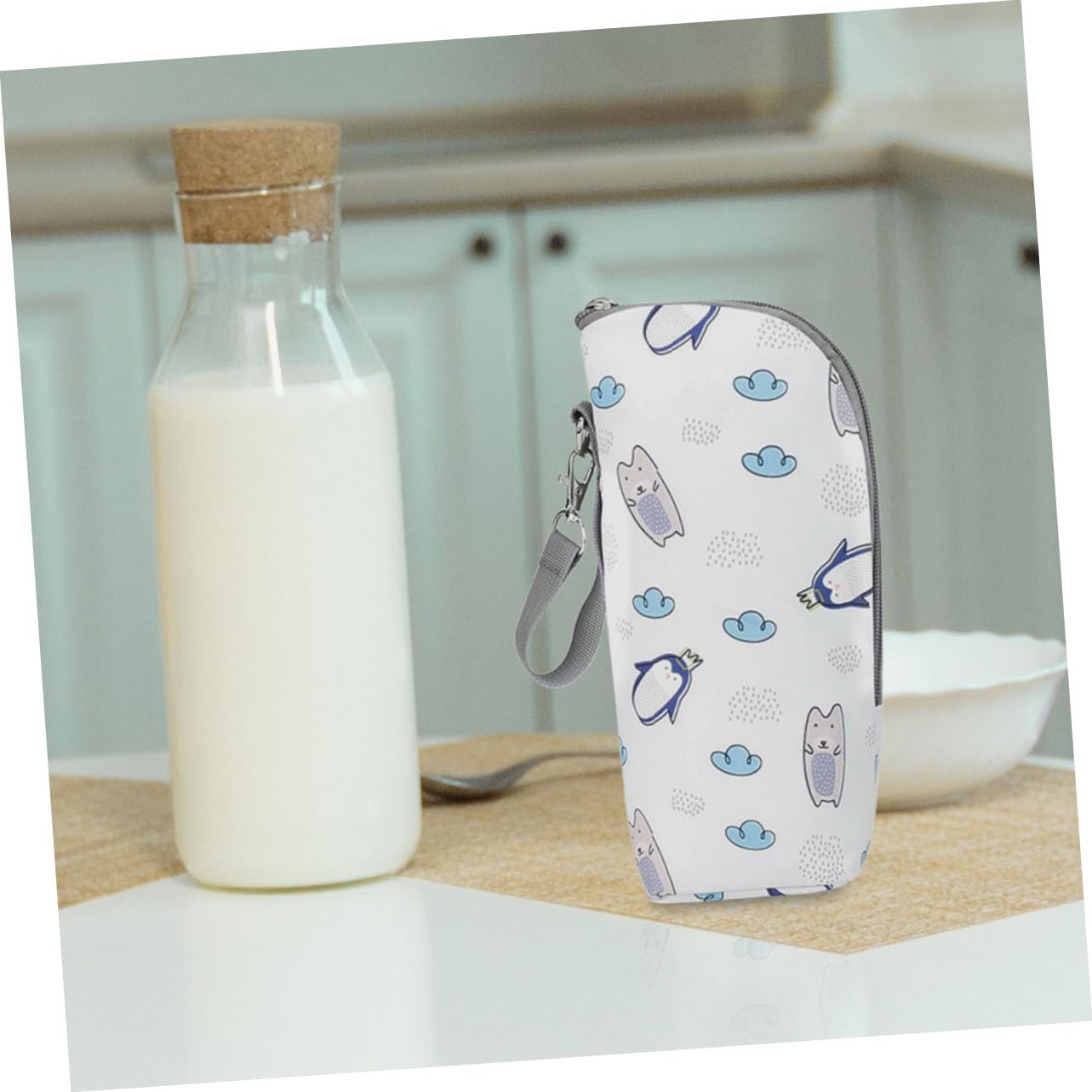 Yardwe 3 Set Borsa Per Bottiglie Isolato Bottiglia Borsa Per La Conservazione Del Latte Materno Sacchetti Per Biberon Custodia Termica Per Bottiglie Porta Biberon Panno Oxford 2 Pezzi*3