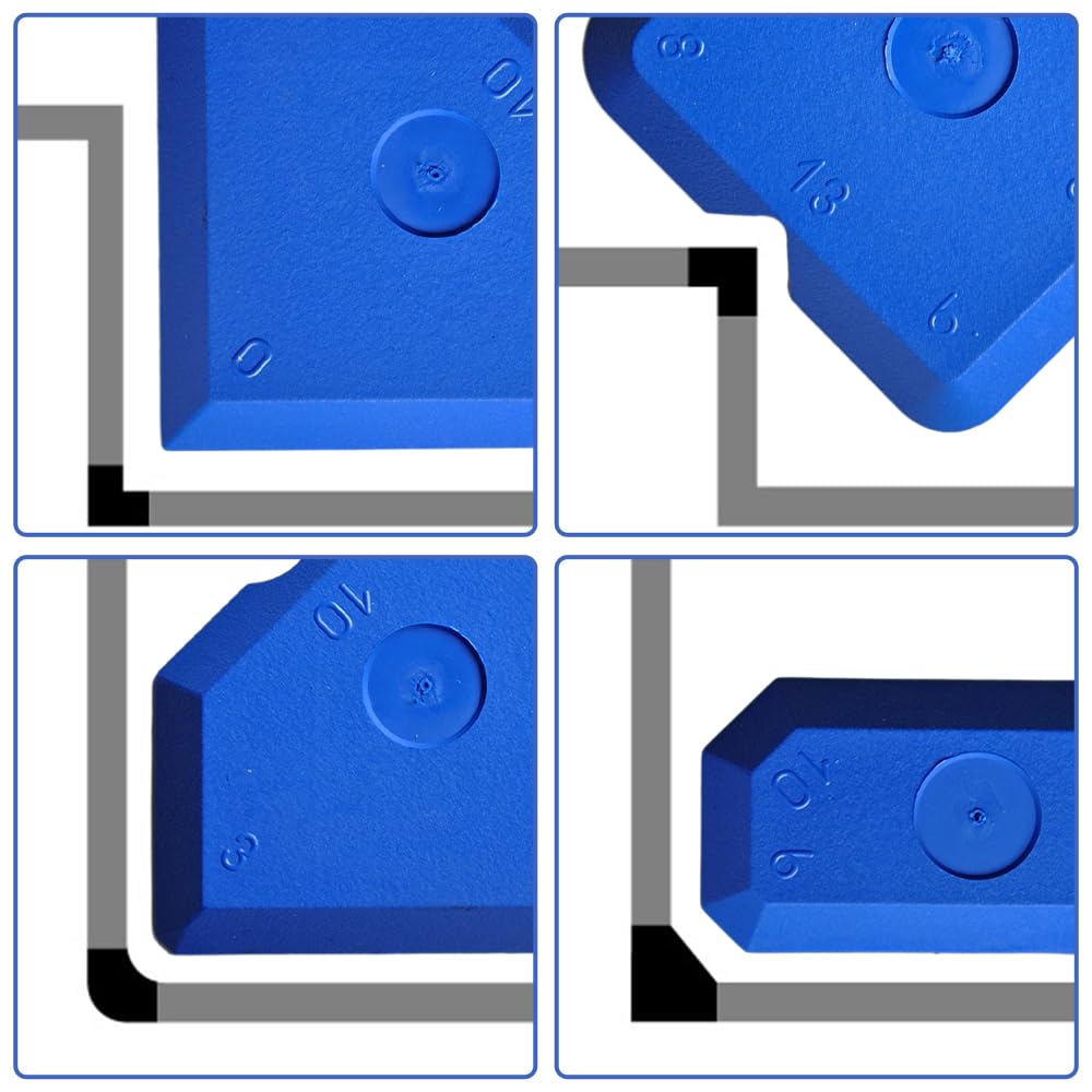 Set di 9 Strumenti per Calafataggio,Spatole per Silicone,Kit di Raschietto Spatola per Sigillante,Tira Silicone per Angoli con 23 Forme Diverse,Spatola per Silicone per Stanza da Bagno Cucina