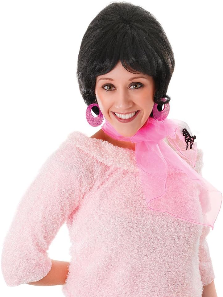 Bristol Novelty BA1087 50's Poodle Scarf Pink, One Size : Clothing, Shoes & Jewelry