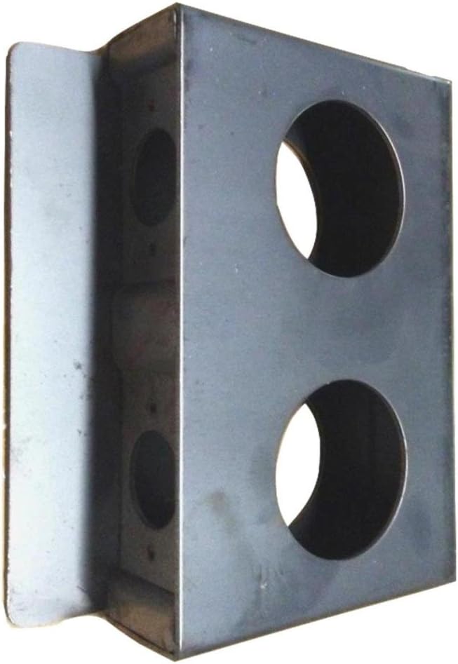 Steel Gate Lock Box Double Hole