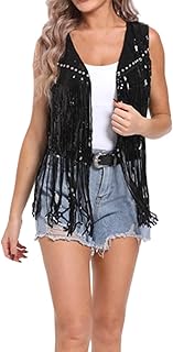 2025 Mujeres Moda Sólido Casual Chaleco Lentejuelas Chaleco Estilo Denim Chaqueta de Punto Chaleco Chaqueta de Invierno Mujer S