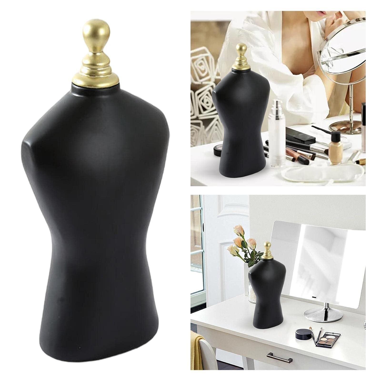 Organizador Joyas Elegante Soporte para Collares, Expositor De Joyas, Soporte para Pulseras, Soporte para Collares Expositor Joyas Soporte Joyas(Black)