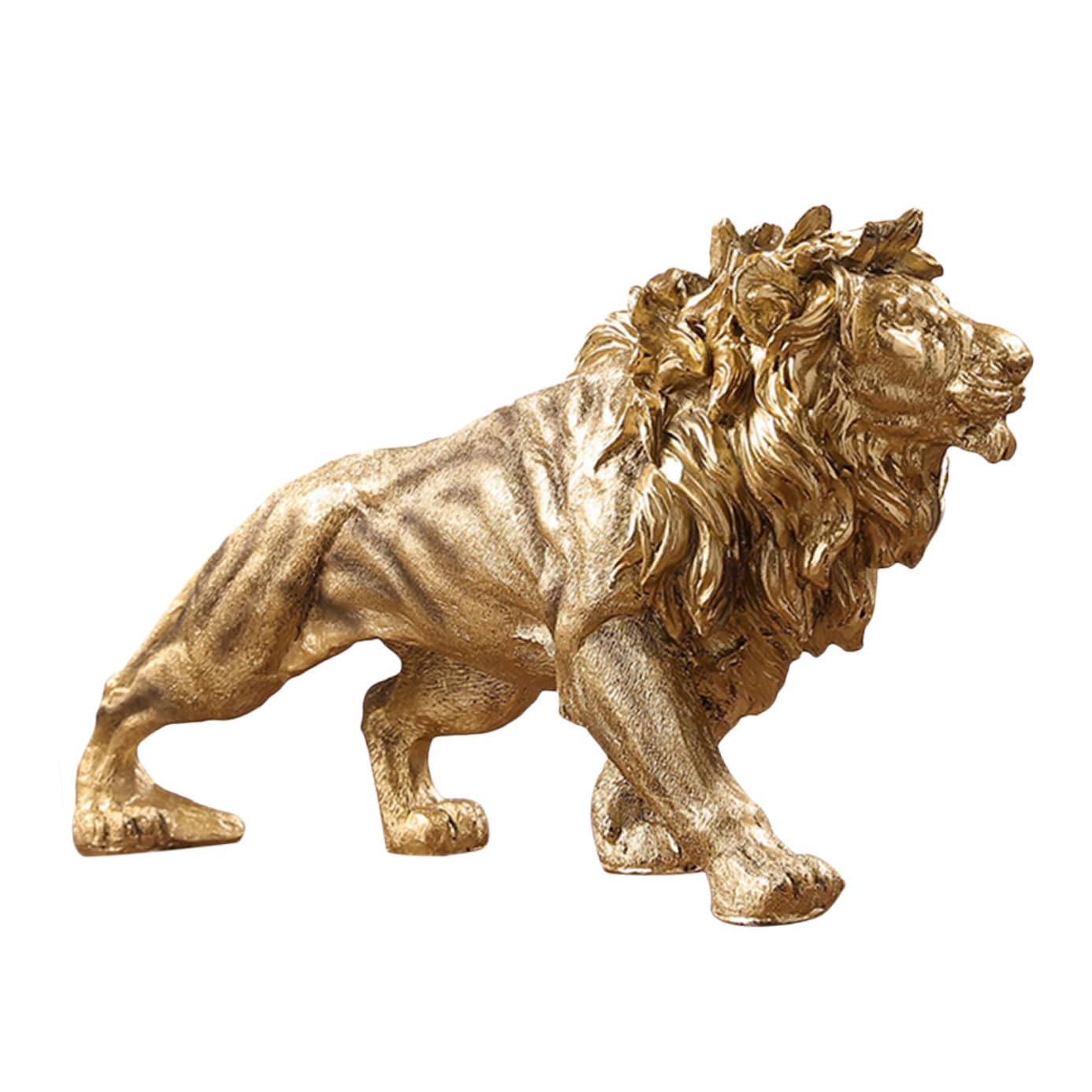 Ornement vintage lionceau figurine de résine déco maison