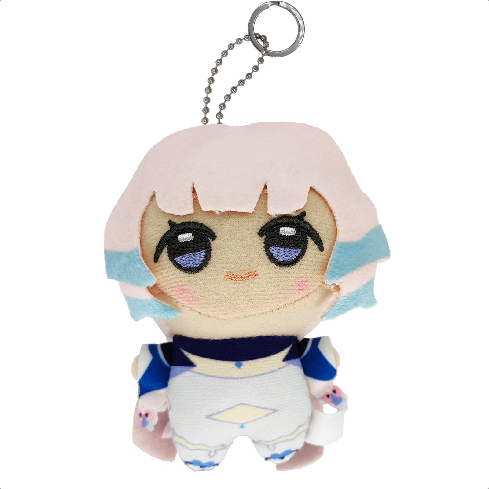 KOOLIYA Small Size Genshin Impact Figure Plush Doll - (4 inch), Keychain Anime Figure Soft Stuffed Gift for Game Fan