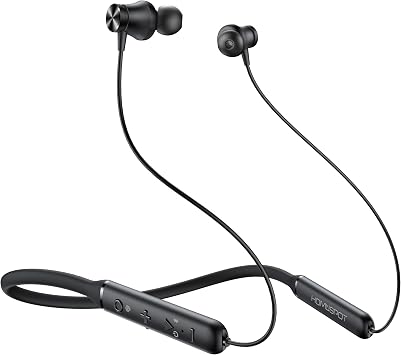 JY300 Wireless Neckband Headphones, Bluetooth Auracast Ready with App Enhanced, Support aptX HD & LC3 Audio, 40-Hour Battery, for Gaming, Workouts & Commute