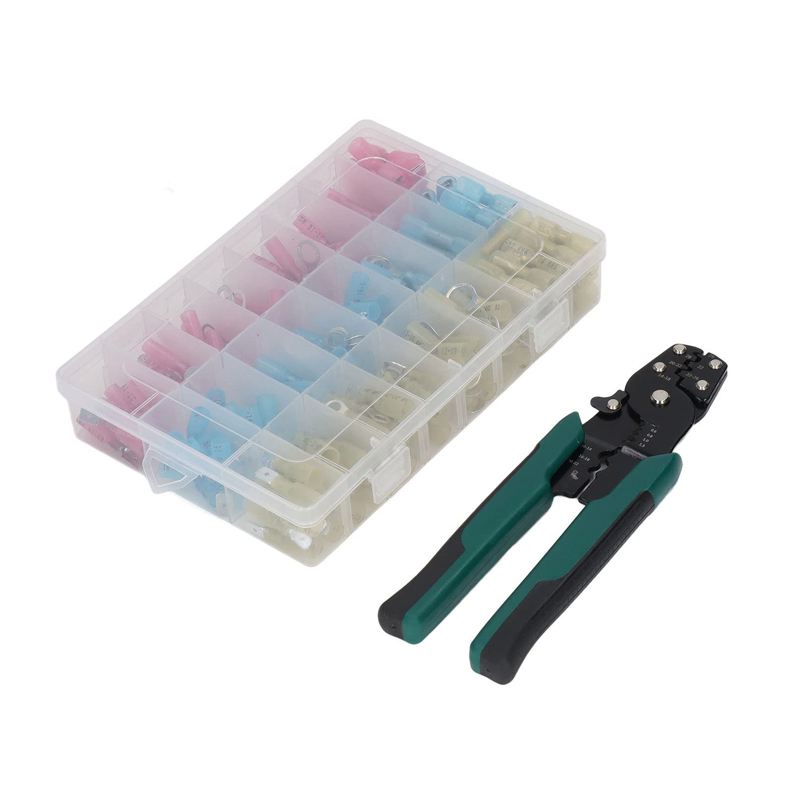 Kit d'outils de sertissage Walfront pour réparer le câblage électrique de la maison et auto AWG 22-10