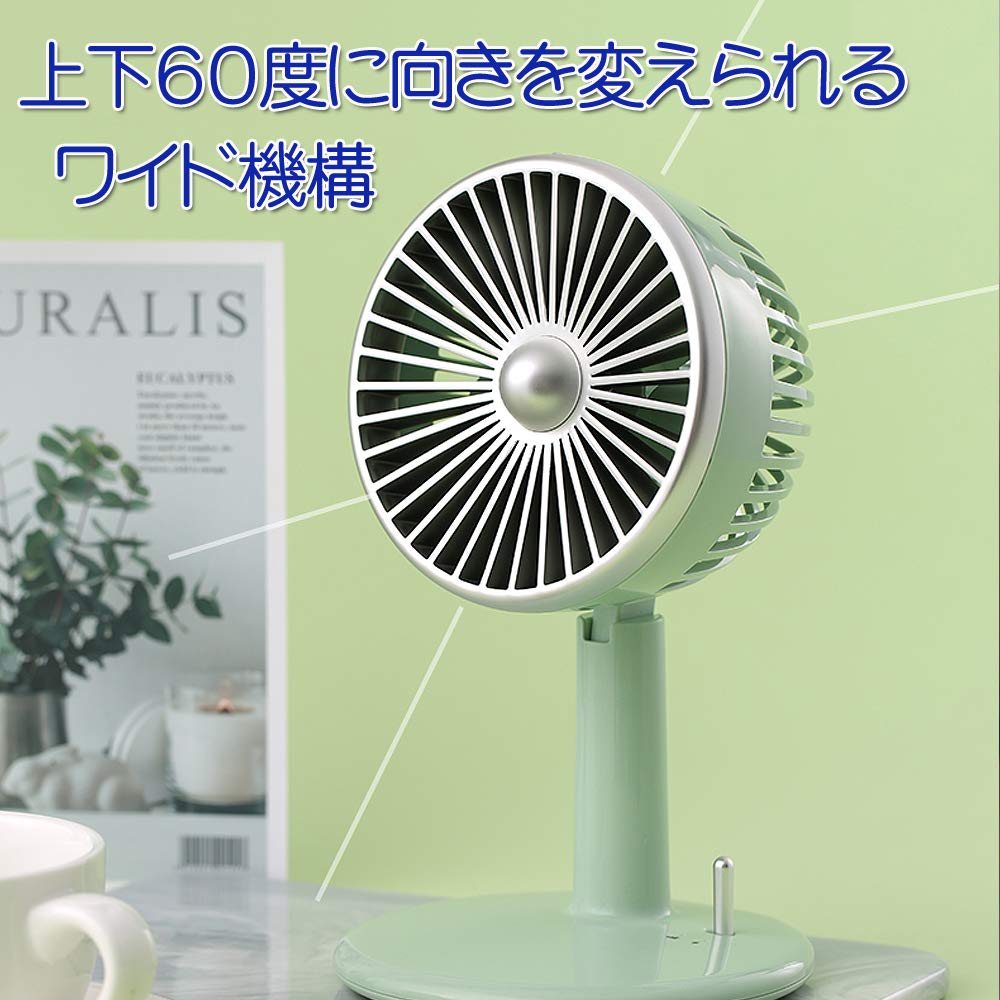 Amazon | [EnergyPower] USB充電式 コードレス卓上扇風機 レトロ