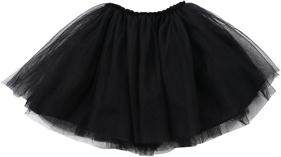 Amazon Co Jp 女の子 スカート ガールズ チュチュ キッズ 子供 チュールスカート パニエ ドレス ダンス 3層チュール プリンセス 舞台 コスチューム Tutu 80cm ブラック ファッション