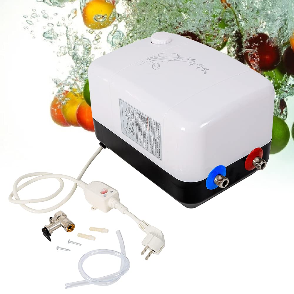 Distributeur d'eau chaude électrique 1000 W - 8 l - Réservoir d'eau chaude - Petit réservoir d'eau chaude - Pour salle de bain, cuisine, blanc