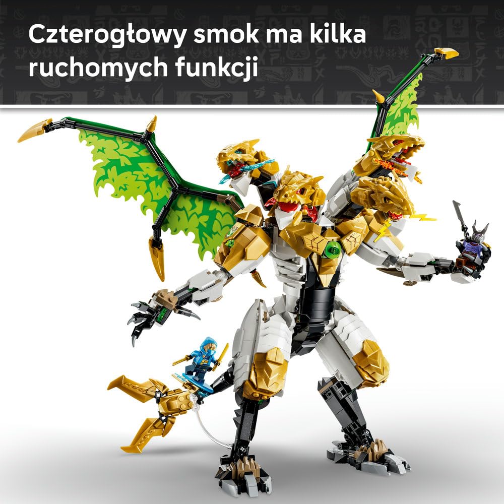 LEGO NINJAGO Bitwa z ultrasmokiem 71872 | model smoka, zestaw dla fana ninja, prezent dla fana ninja 12+, 2178 elementów