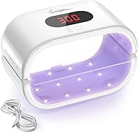 Suzzam 36W Double-Sided UV Resin Lamp - 2-in-1 Magnetic, 360° Coverage, Digital Timer, Fast Curing for DIY Crafts