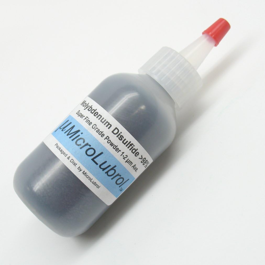 Bullet Reloading 1 oz Molybdenum DISULFIDE Moly MoS2 Powder 1-2 Micron Best LUBE Grade. Made in USA.