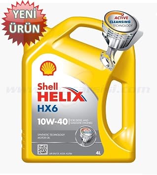 SHELL Helix Hx6 10w/40 4 Litre 2023